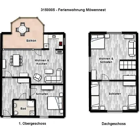 Zauber - Haus 3 Moewennest 유이스트