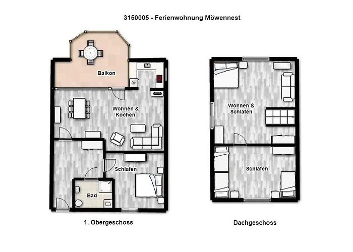 Zauber - Haus 3 Moewennest Juist